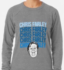 Chris Farley Nostalgia Happy face Graphic Lightweight Sweatshirt
