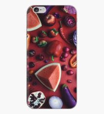 Red and purple food iPhone Case