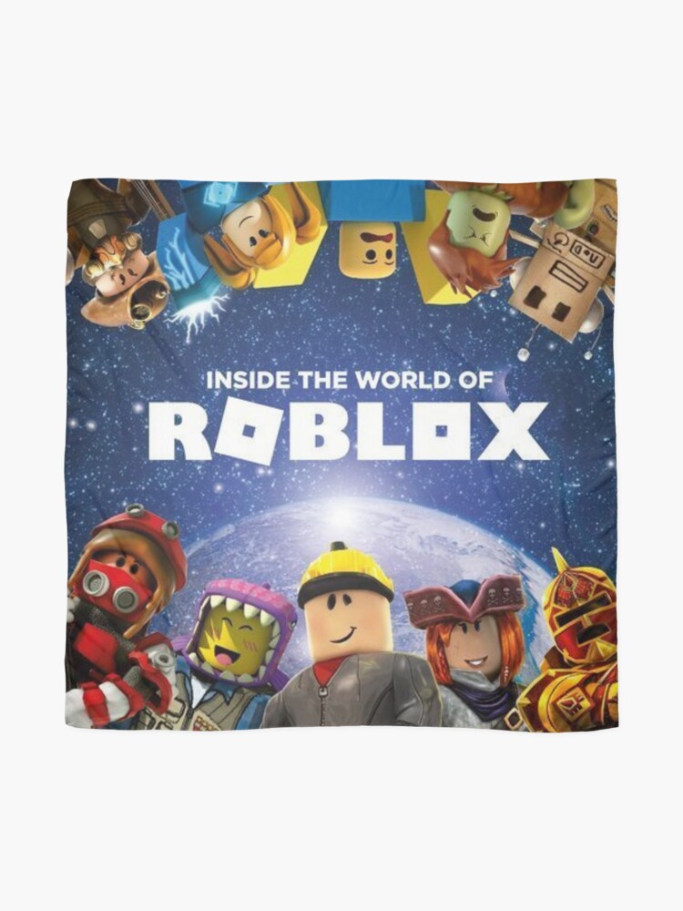 Inside The World Of Roblox Games Scarf By Best5trading Redbubble - the world of roblox games city sticker by best5trading redbubble