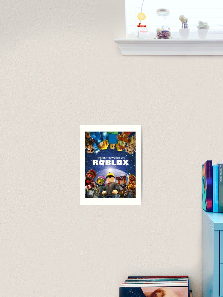 Inside The World Of Roblox Games Art Print By Best5trading - the world of roblox games city sticker by best5trading redbubble