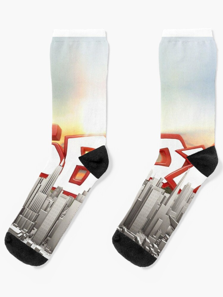 The World Of Roblox Games City Socks By Best5trading Redbubble - gift roblox photographic print by greebest redbubble