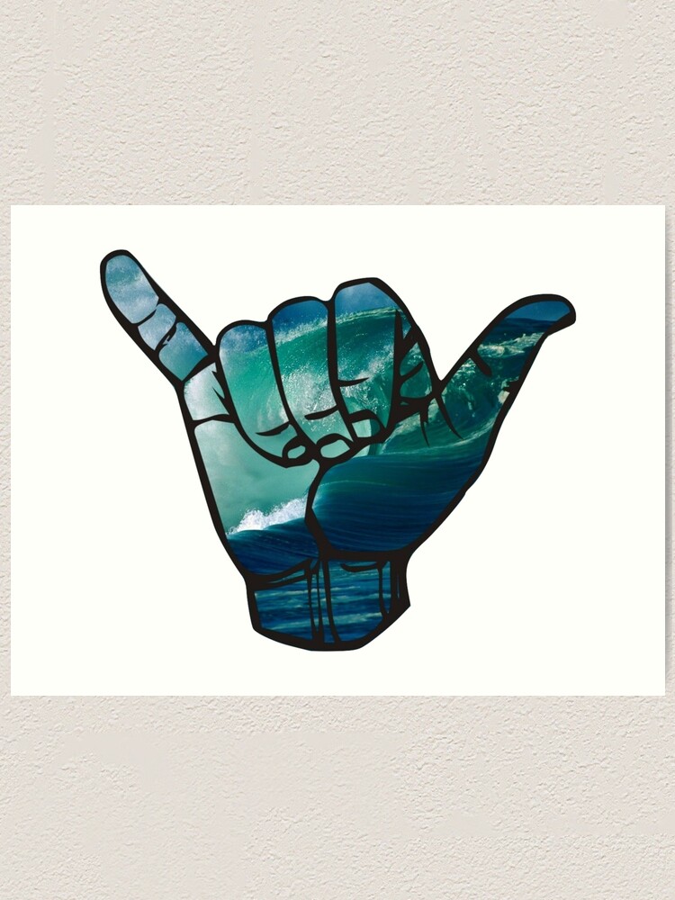 Shaka Surf Art Print