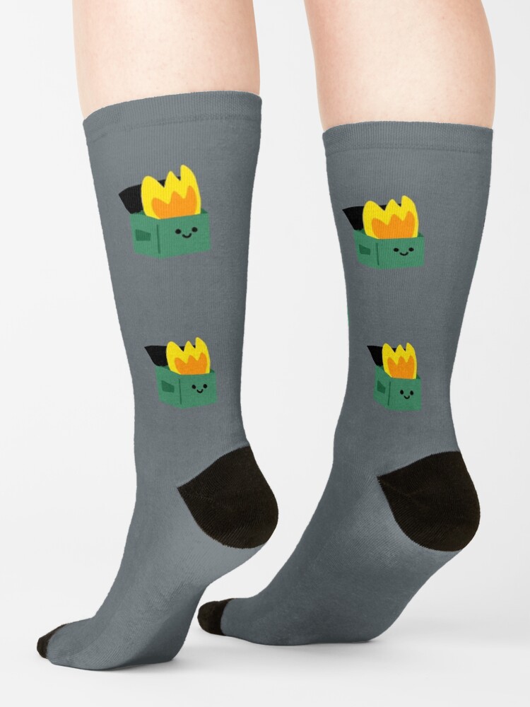 Alternate view of Happy Dumpster Fire Socks
