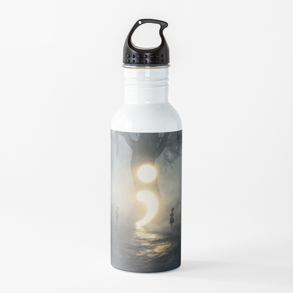 Semicolon - Cont;nue Water Bottle