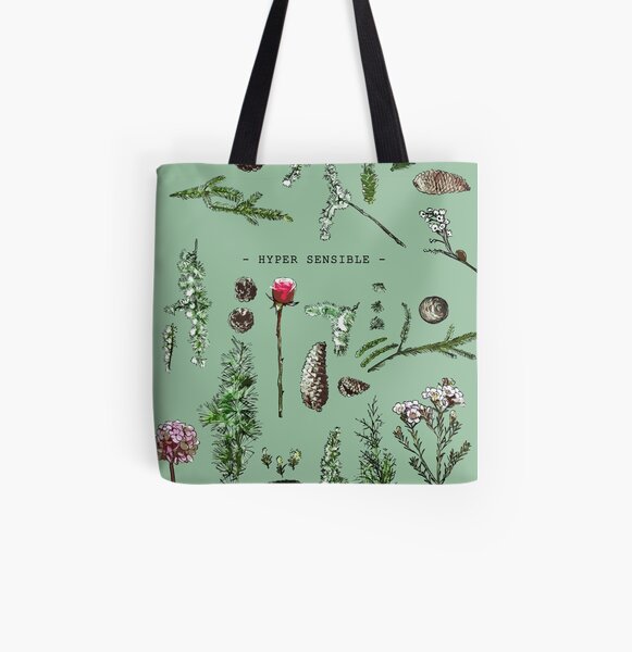 HYPER EMPFINDLICH (2) Allover-Print Tote Bag