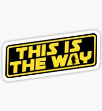 This is the Way Sticker