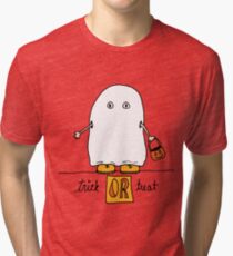 Trick or Treat doodle Tri-blend T-Shirt