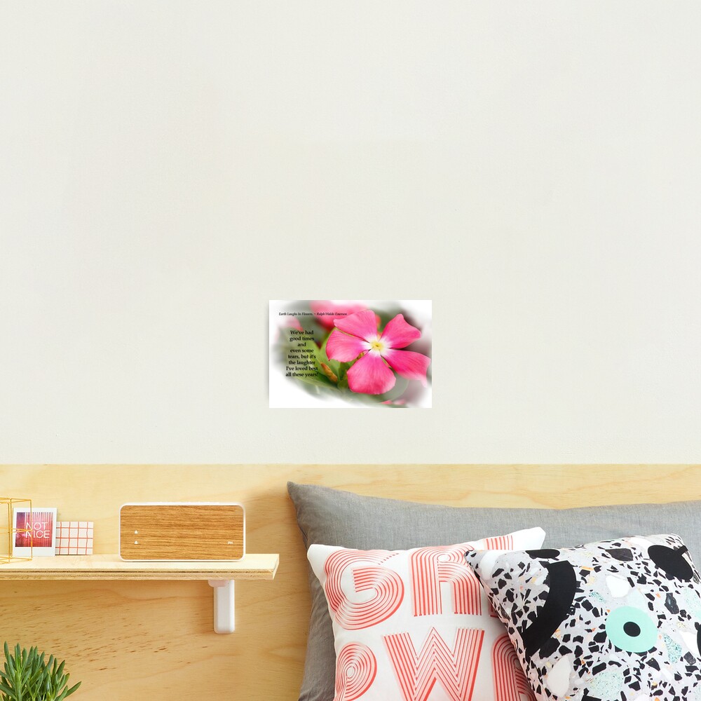 Earth Laughs in Flowers Photographic Print