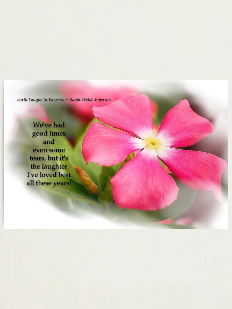 Alternate view of Earth Laughs in Flowers Photographic Print