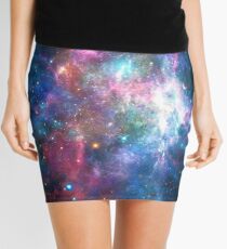 Nebula Galaxy Print Mini Skirt