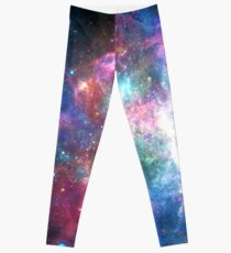Nebula Galaxy Print Leggings