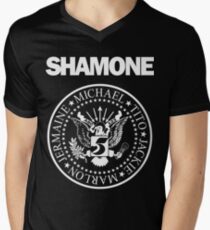 SHAMONE Men's V-Neck T-Shirt