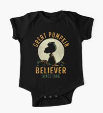 Great Pumpkin Believer One Piece - Short Sleeve