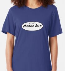 DOJO Cobra Kai Car Sticker Slim Fit T-Shirt