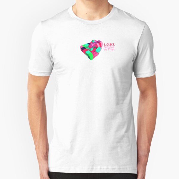 LGBT - Simple as That Slim Fit T-Shirt