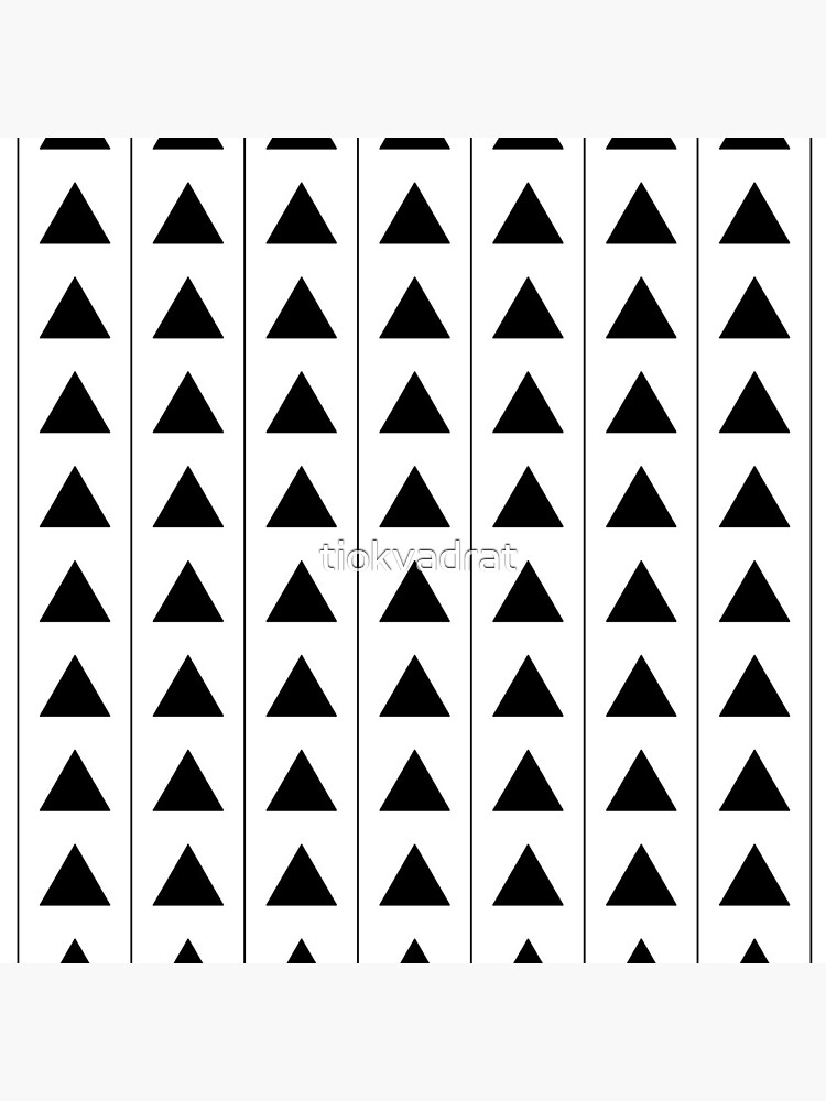 Pyramids - Black on White by tiokvadrat