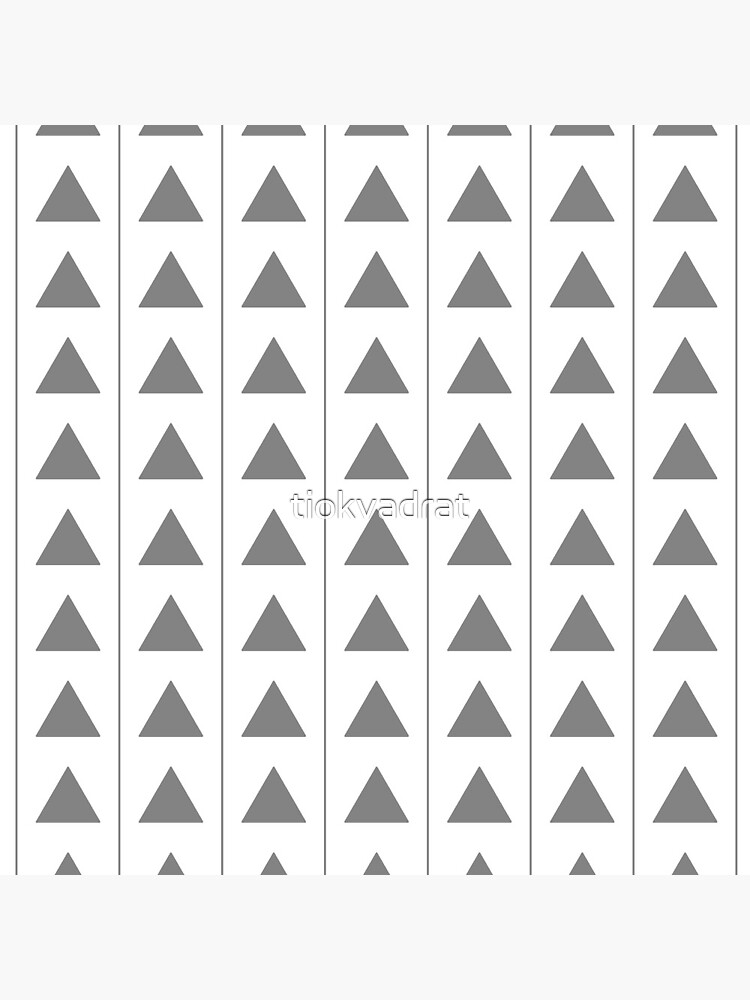 Pyramids - Gray on White by tiokvadrat