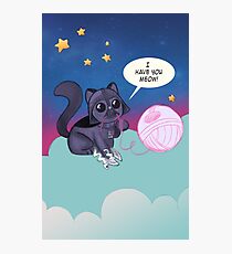 Darth Kitty Photographic Print