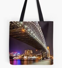 Sydney Harbour Bridge at night Tote Bag