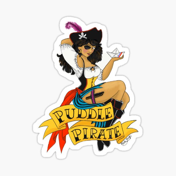 Puddle Pirate Sticker