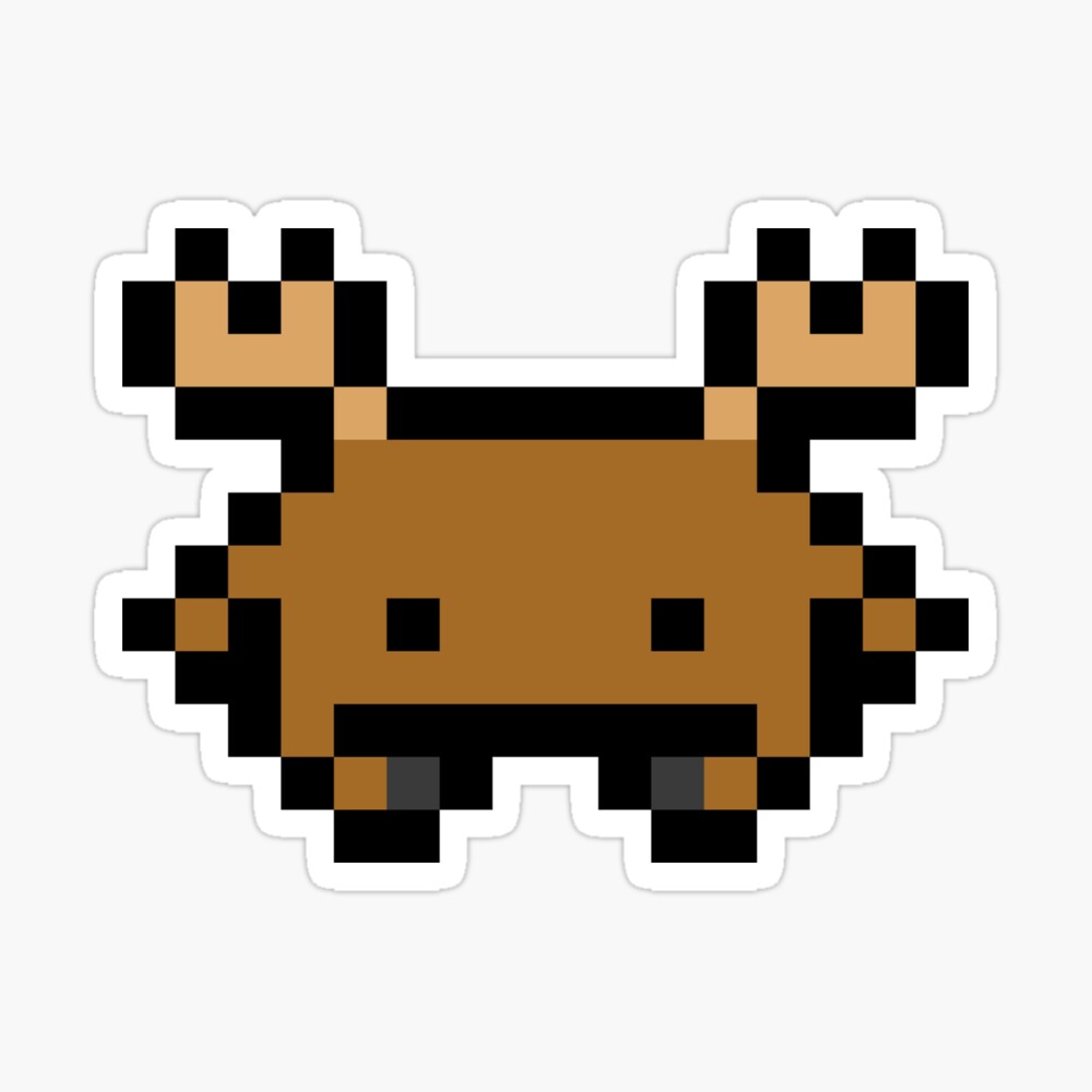 Moose Invader Sticker