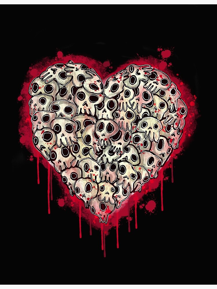 Skull Heart by GroglioArt