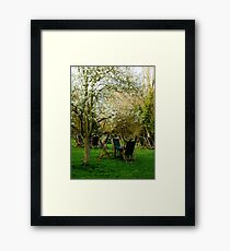 Orchard Tea Garden. Framed Print