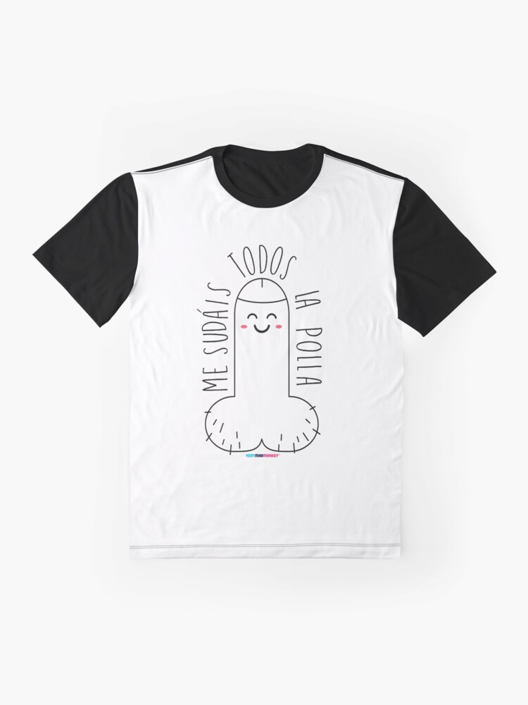 Vista alternativa de Camiseta gráfica Me la suda by Fran Ferriz