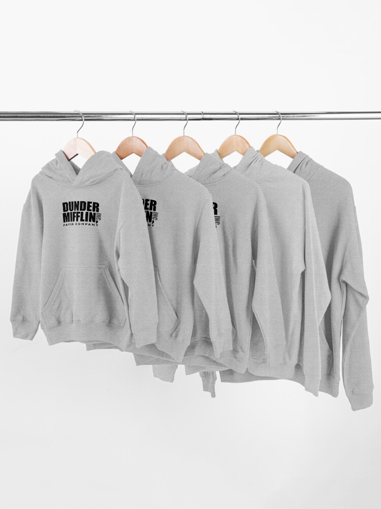 Alternate view of The Dunder Office Mifflin Inc. Design, T-Shirt, tshirt, tee, jersey, poster, Original Funny Gift Idea, Dwight Best Quote From Kids Pullover Hoodie