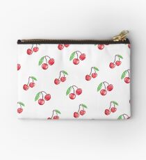 Cherries - hand drawn Zipper Pouch