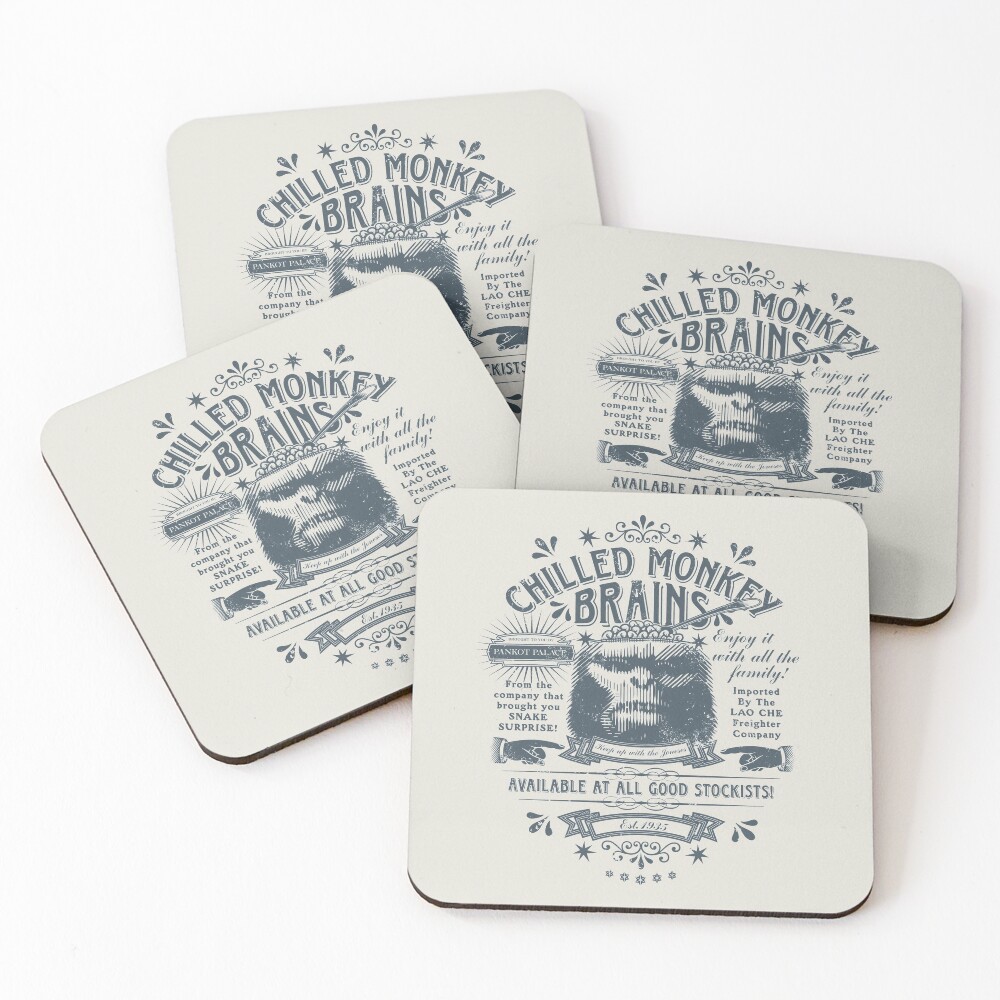 Chilled Monkey Brains Coasters (Set of 4)