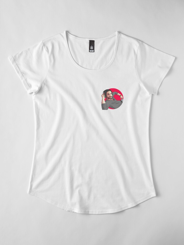 Alternate view of Halfstack Premium Scoop T-Shirt