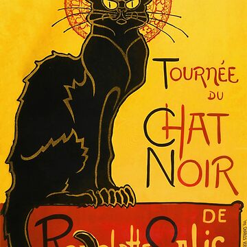Le Chat Noir The Black Cat Art Nouveau Vintage