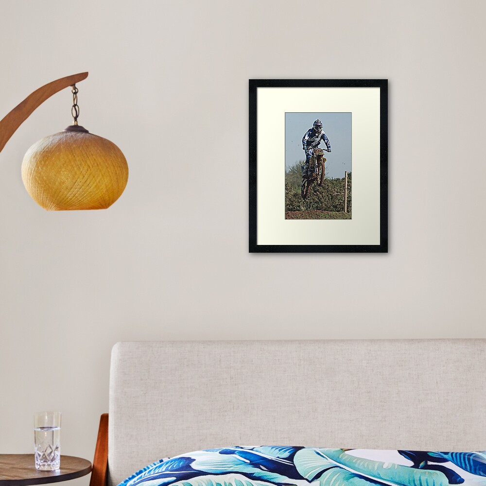 The Jump Framed Art Print