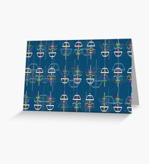 "Large Hadron Colliders - BLUE"© Greeting Card