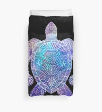 Space Sea Turtle Duvet Cover