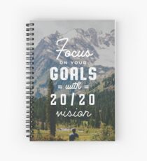 FOCUS ON YOUR GOALS (2020 DESIGN) Spiral Notebook
