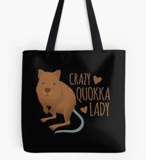 Crazy Quokka lady Tote Bag
