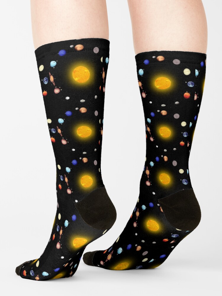 Alternate view of Space Pattern Socks