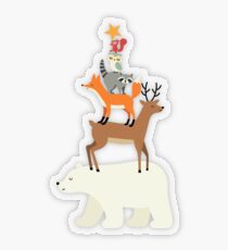 Picking Stars Transparent Sticker