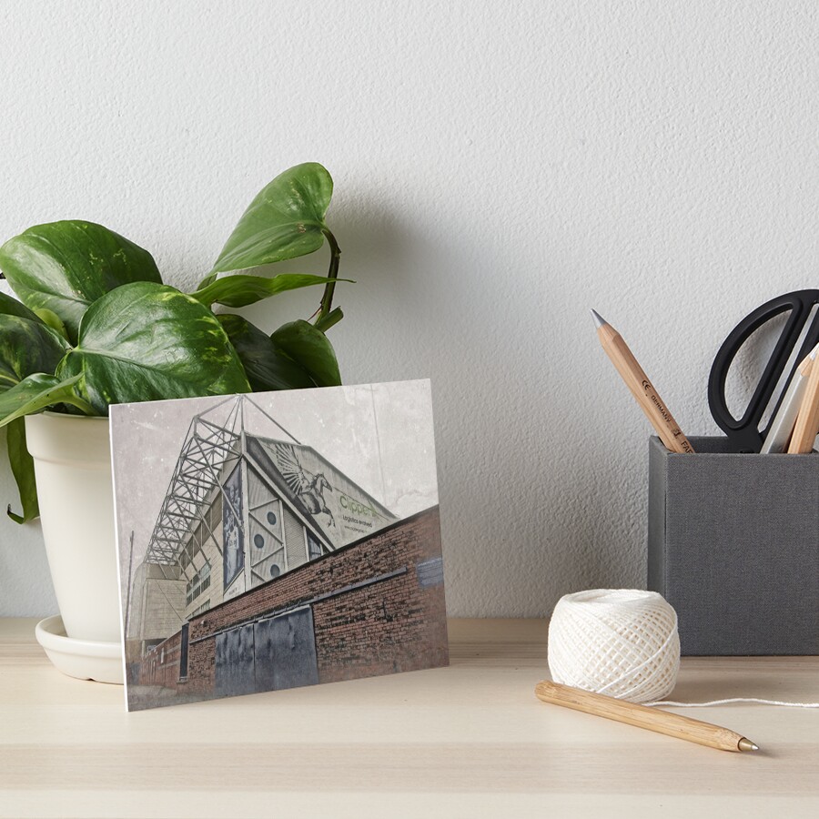 Elland Road (Outside Wall) Art Board Print