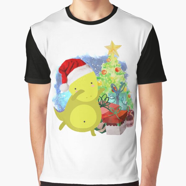 T-Rex: a Dinosaur Christmas Graphic T-Shirt
