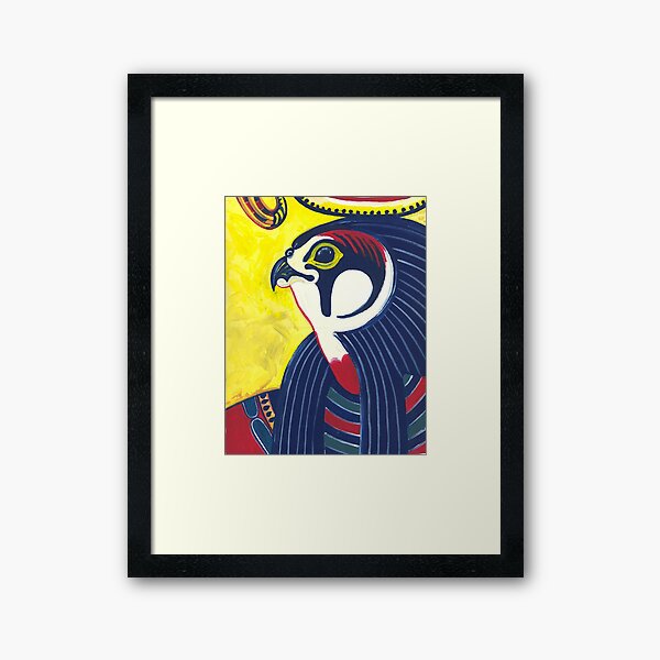 HORUS I Ägypten Gottheit Gerahmter Kunstdruck