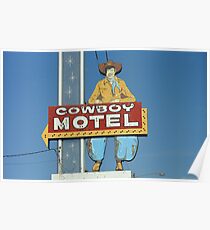 Route 66 - Cowboy Motel Poster