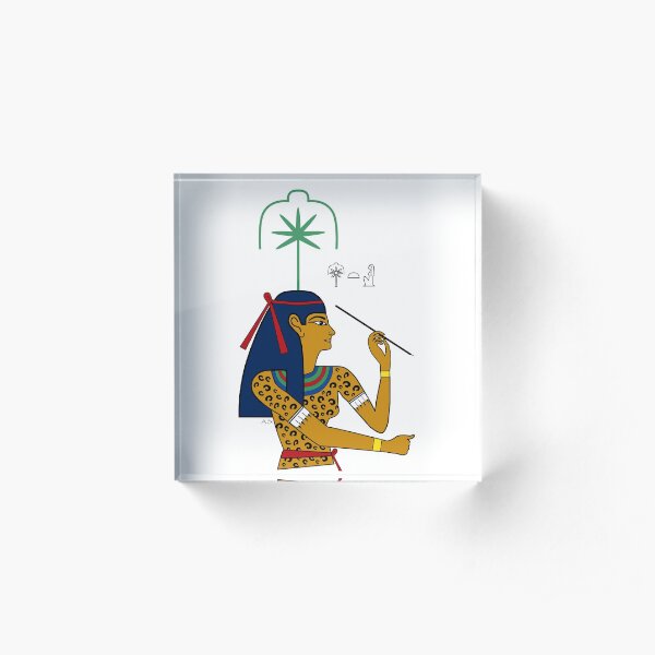 SESCHAT I Göttin Ägypten Schreiberin Acrylblock