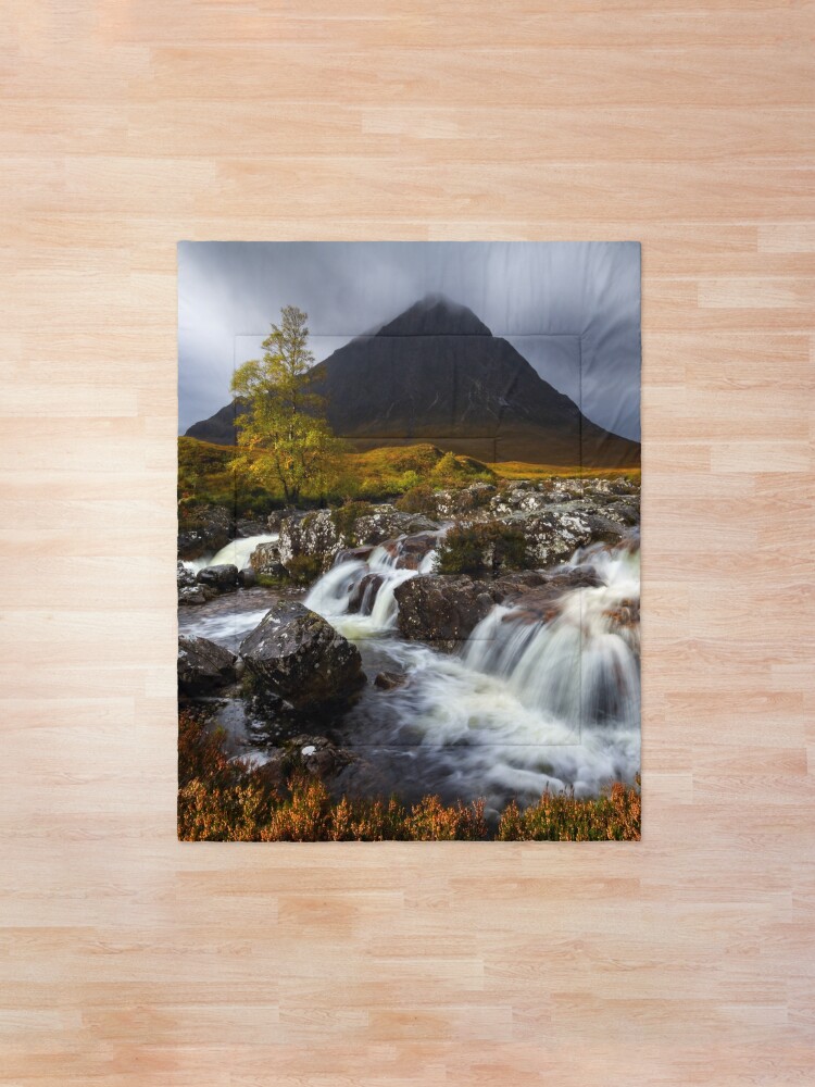 Alternate view of Buachaille Etive Mor. Glen Coe. West Highlands. Scotland. Comforter