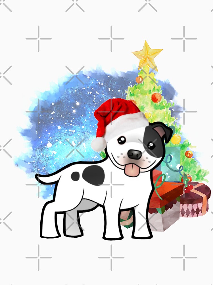 A Staffy Christmas by tribbledesign