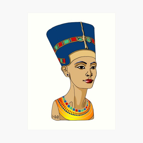 NOFRETETE I Königin von Ägypten Kunstdruck
