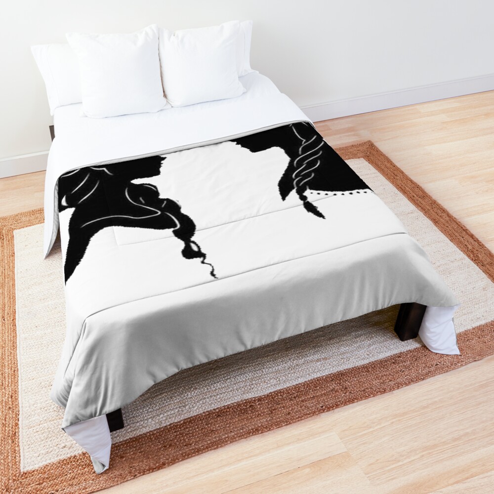Sisters Silhouette Comforter