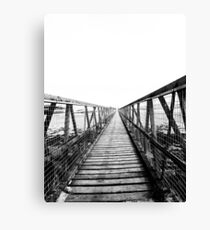Bridge over still waters Canvas Print